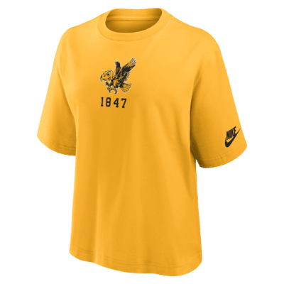 売れ筋商品|||ナイキ カットソー トップス レディース Women's Black Iowa Hawkeyes Primetime University Boxy Long Sleeve T-Shirt Black Iowa Hawkeyes Nike Women's Primetime University Boxy Long